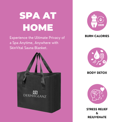 SkinVital™ Sauna Blanket V2 – Infrared Detox & Relaxation