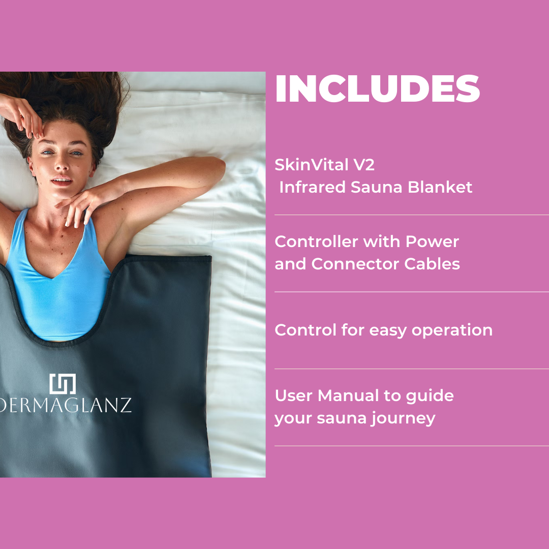 SkinVital™ Sauna Blanket V2 – Infrared Detox & Relaxation